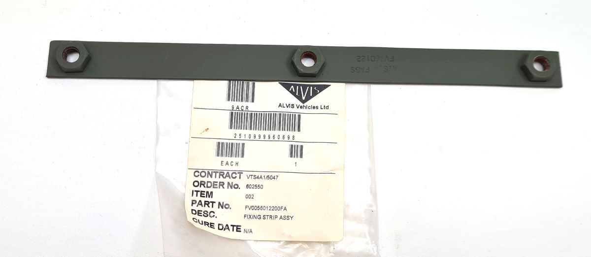 2510-99-996-0698 - Fixing Strip Assy - 5/16 inch UNF nuts Welded on - 9ACR - FV560122 -	FV0056012200FA	- Alvis Vehicles Ltd