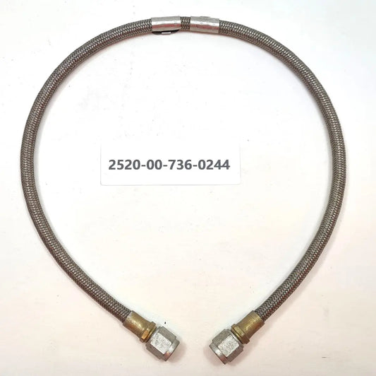 2520-00-736-0244 - Stainless Brake Hose - Traverse Brake Control Line - 10900455 M578 Recovery Vehicle battlegroup-raydon battlegroup-raydon