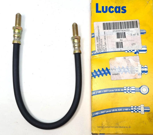 2530-99-780-4293 - Brake Hose - 6MT9 - 74045229 3/8 x 24 UNF - 355mm long - GHP 4 Lucas battlegroup-raydon