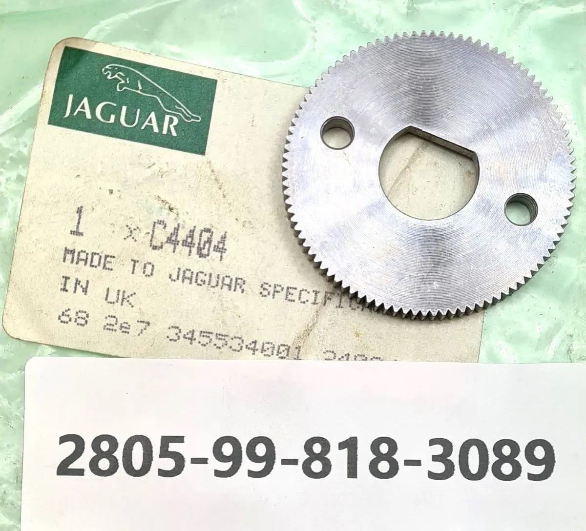 2805-99-818-3089 - Adjuster plate 6 Cyl Jaguar Engine - C4404 Jaguar Cars Ltd battlegroup-raydon