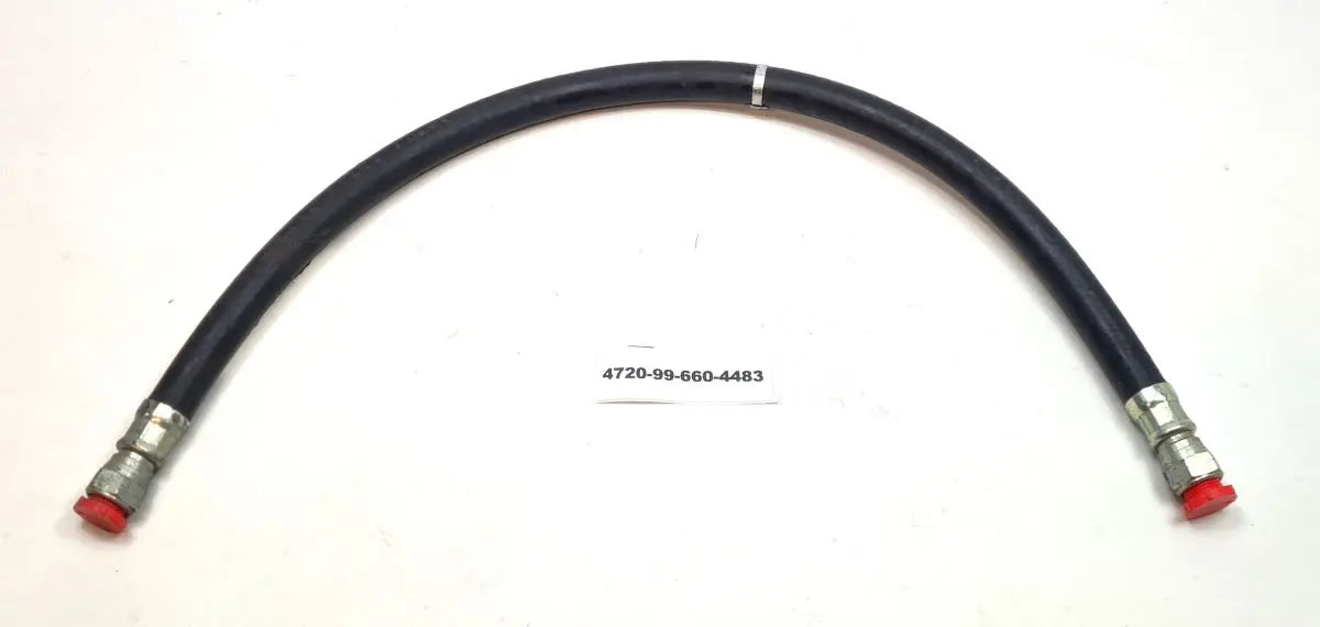 4720-99-660-4483 - Hose Assembly - Non Metallic Synthetic Rubber wire Braid reinforcement 3/8 Inch ID - 55CM Long5/8 Inch  - 18UNF - 2B Both ends - MXK1992 - 7FW battlegroup-raydon battlegroup-raydon