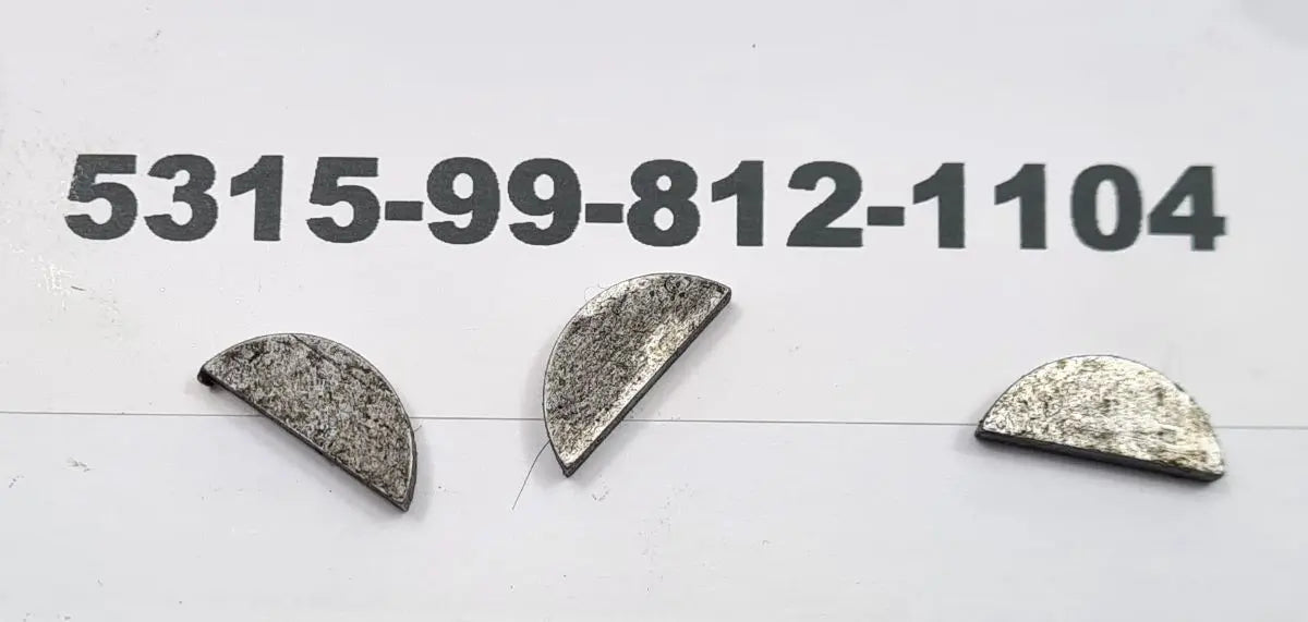 5315-99-812-1104 - Oil Pump Woodruff Key - 0.1265 inches x 0.625 Dia - LV3/RR - B40 - B60 B80 Rolls Royce Engines Rolls Royce battlegroup-raydon
