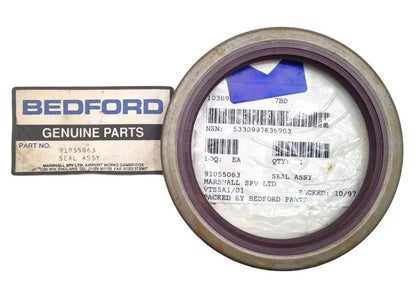 5330-99-763-6903 - Encased Hub Oil Seal - 100mm id - 130.44mm od - 14.3mm wide - 7BD - Bedford - 91055063 Bedford Genuine Parts battlegroup-raydon