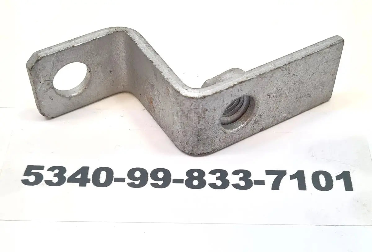 5340-99-833-7101 - Double Angled Bracket with Welded Nut - 9CET - FV932431 FSC 5340 - Hardware, Commercial battlegroup-raydon