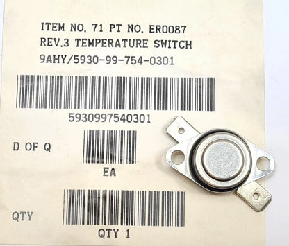 5930-99-754-0301 - Thermostatic Switch - 1 Pole 1 Way - 250v AC - 9AHY - ER0087 - Pearson Engineering Ltd battlegroup-raydon