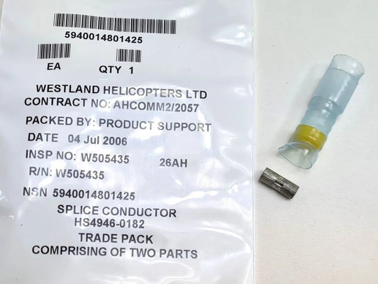 5940-01-480-1425 - Splice Conductor - HS4946-0182 Westland Helicopters Ltd battlegroup-raydon