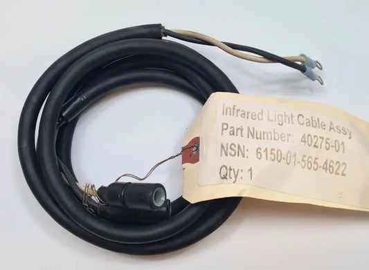 6150-01-565-3772 - Infrared Light Cable Assy - 9CMR - 40275-01 battlegroup-raydon battlegroup-raydon