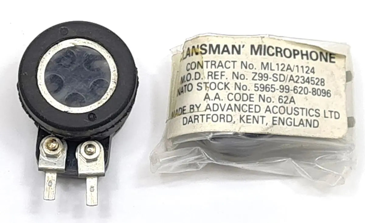 5965-99-620-8096 - Clansman Headset Microphone - Z42 - SD/A234528 Advanced Acoustics Ltd battlegroup-raydon