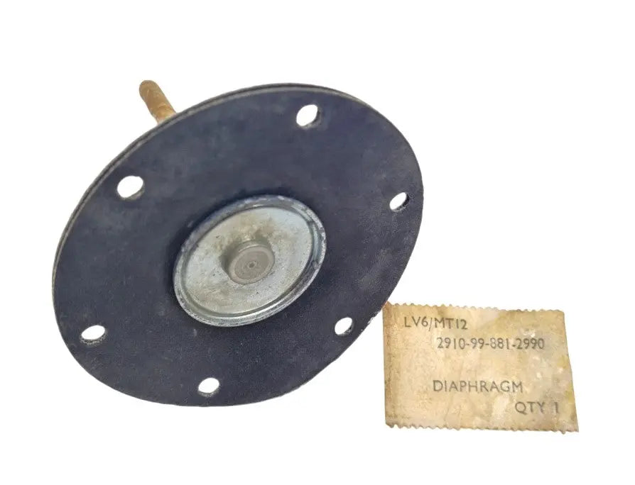 2910-99-881-2990 - Fuel Pump Diaphragm assy - LV6/MT12 - SU/AUB.6025 SU Carb ltd battlegroup-raydon