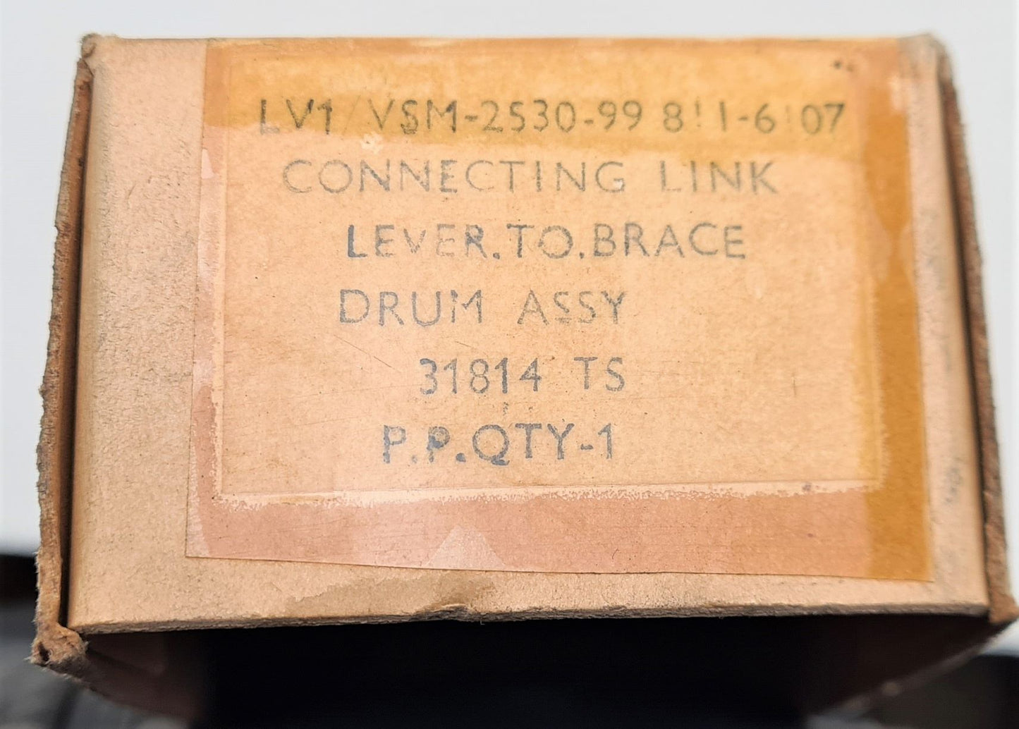 2530-99-811-6107 - Turnbuckle - Connecting link - Lever to Brace - 1VSM - LV1/VSM	31814 TS - Wilman Engineers Ltd