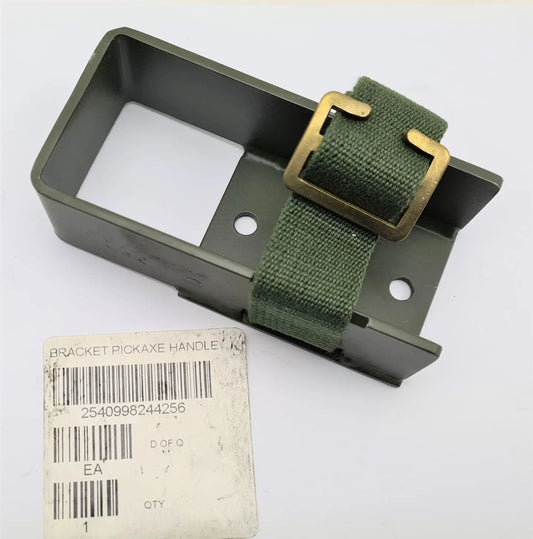 2540-99-824-4256 - Pick Axe Mounting Bracket with Webbing Strap -  - FV730307 - LV9/CET - Combat Engineer Tractor battlegroup-raydon battlegroup-raydon