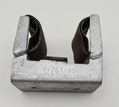 2540-99-825-2682 - Aluminium and Leather Rifle Rear Base Stowage Mount - FV757180 - 9CVT CVRT Qinetiq battlegroup-raydon