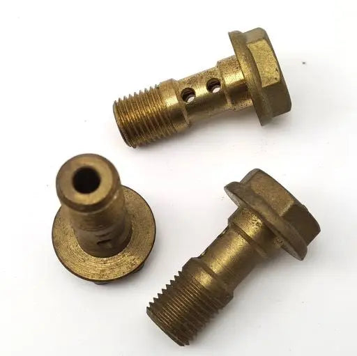 4720-99-807-3559 - Brass Banjo Bolt - Fuel System - LV6HT12 - Daimler Ferret battlegroup-raydon battlegroup-raydon