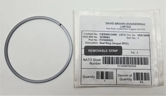 5330-99-539-0004 - Packing Preformed Plastics  - 2.1mm OA to fit 87.987mm / 88.025mm - 9CET FV1005525 - Combat Engineer Tractor David Brown Ltd battlegroup-raydon