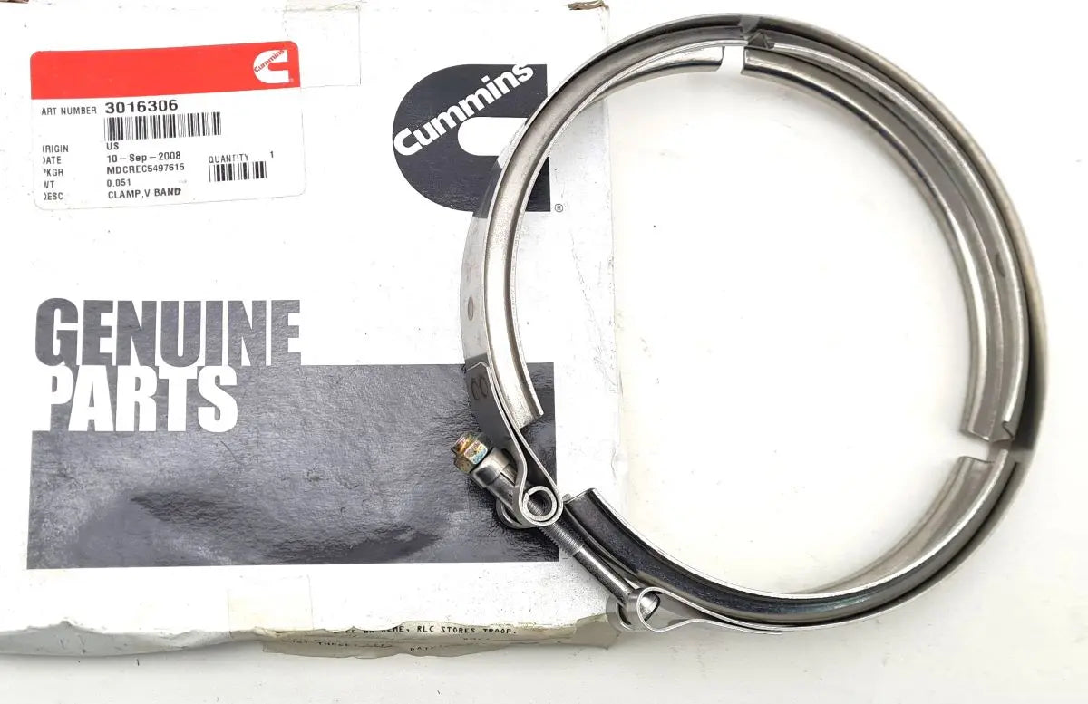 5340-01-343-4942 - Clamp V Band Rim Clenching - Cummins Diesel - 3016306 - 7CE Cummins battlegroup-raydon