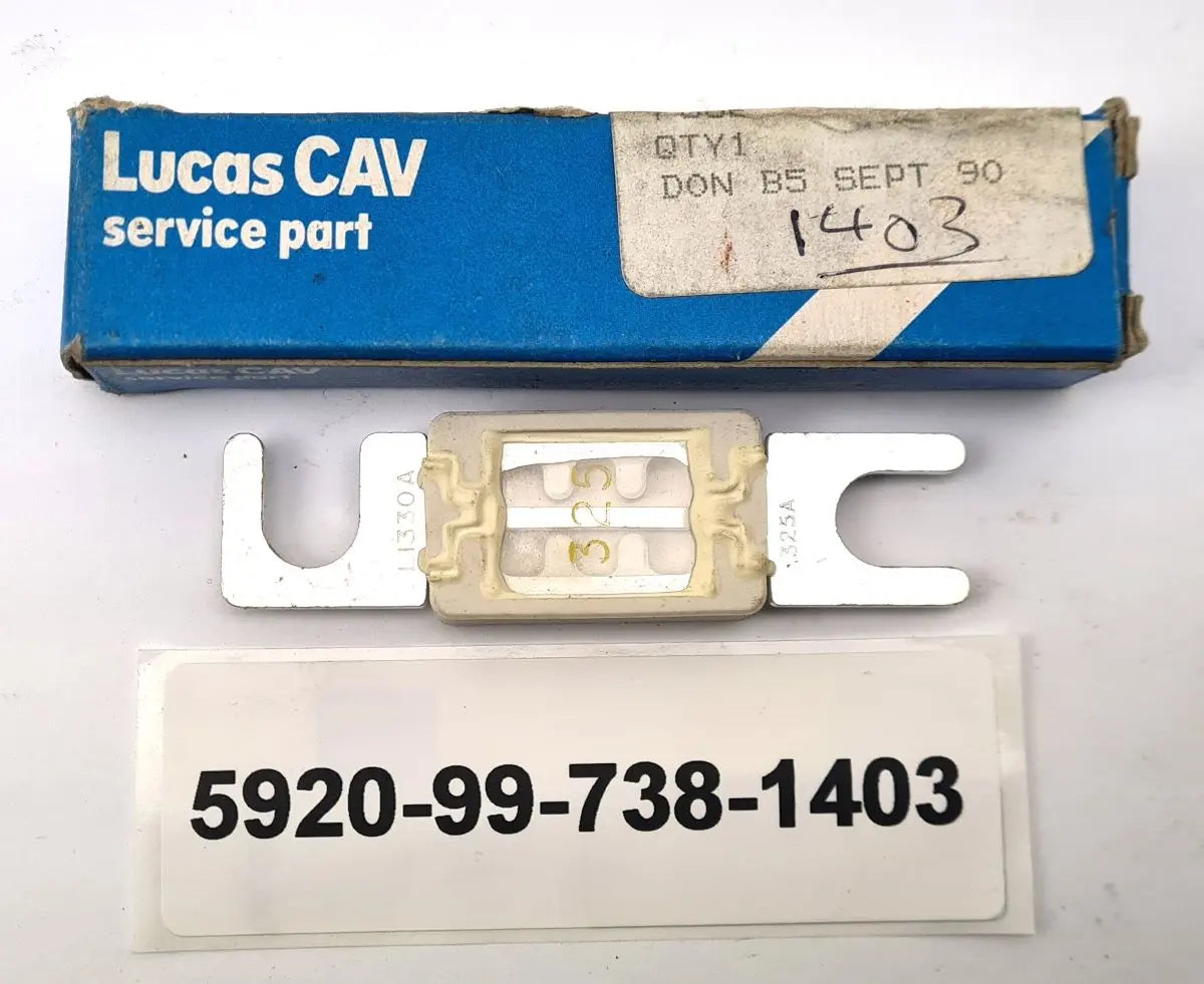 5920-99-738-1403 - Fuse 30V DC - Belling Lee - Z32 Lucas CAV battlegroup-raydon