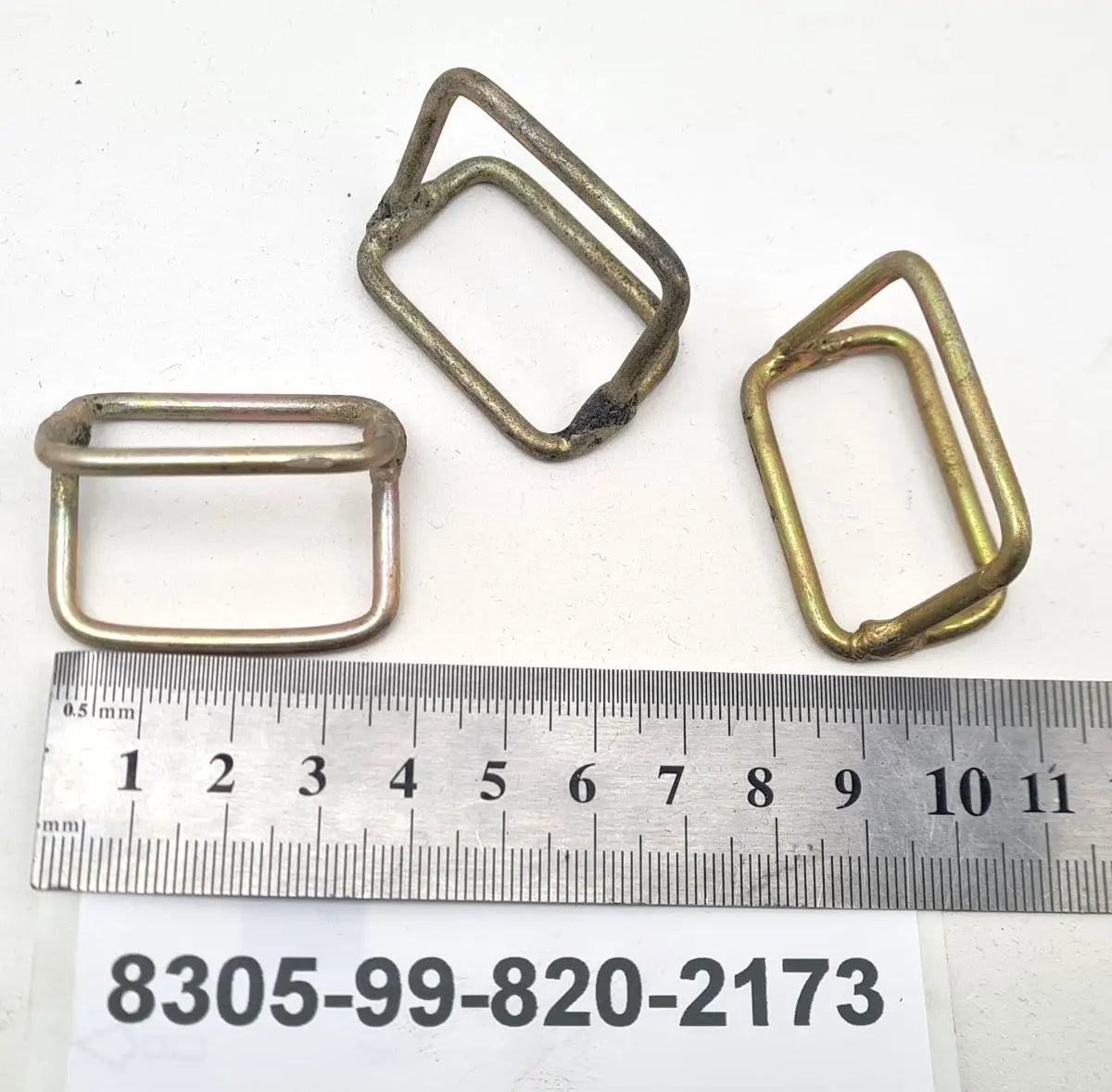 8305-99-820-2173 - Webbing Fastener - Steel Wire - 10 SWG - 1-3/ inches Long - 9AHY - FV742681 battlegroup-raydon battlegroup-raydon